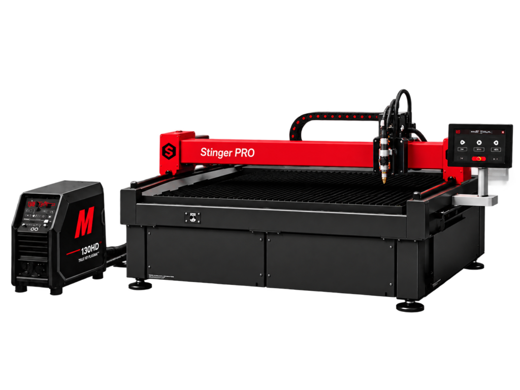 Stinger Pro CNC Cutting Table with ARCBRO 130HD Plasma Source package